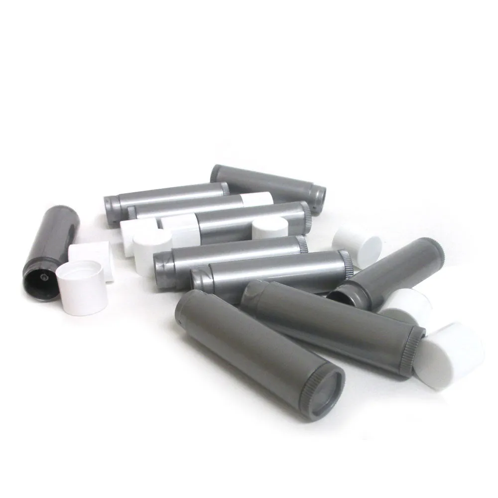 10 Pc Empty Lipstick Container Lip Balm Tube Case Caps Jars Chapstick BPA Free