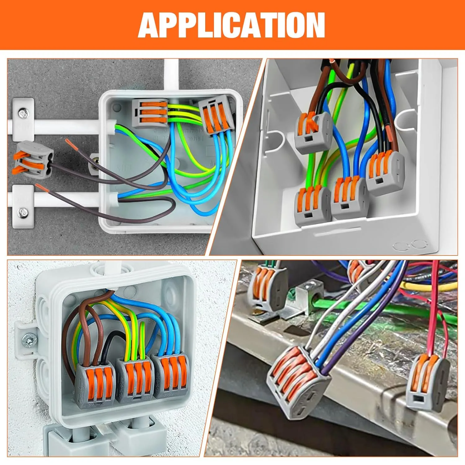 115Pcs Lever Wire Connectors Kit