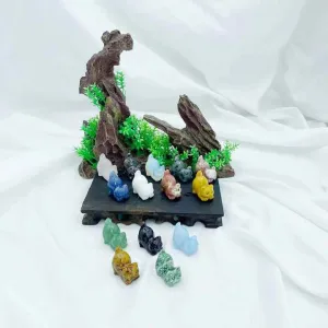 1.2 بوصة حجم صغير من الأحجار الكريمة اللطيفة . 1.2 inch Small Size Cute Gemstone Sculptures