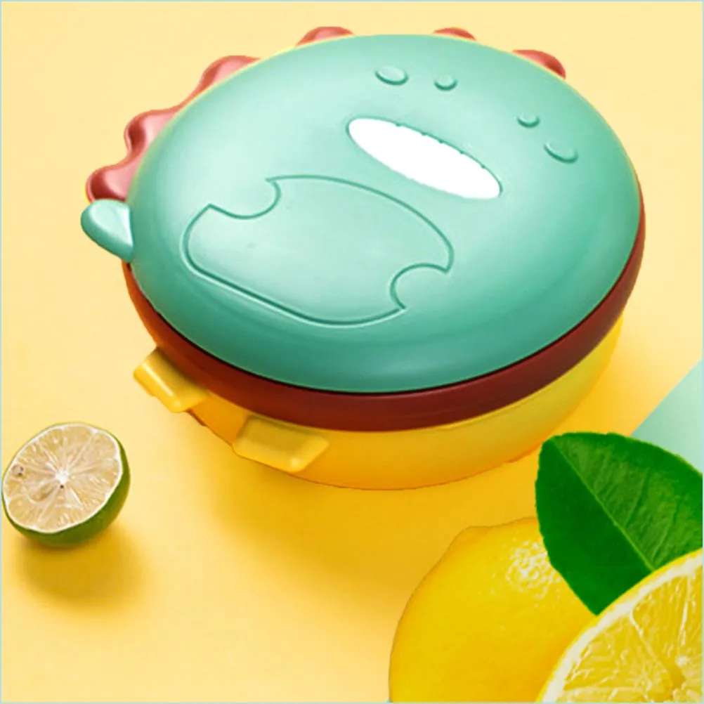 3d Green Munch Monster Stainless Steel Kids Lunch Box