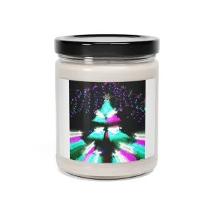 Abstract Christmas Tree Scented Soy Candle, 9oz