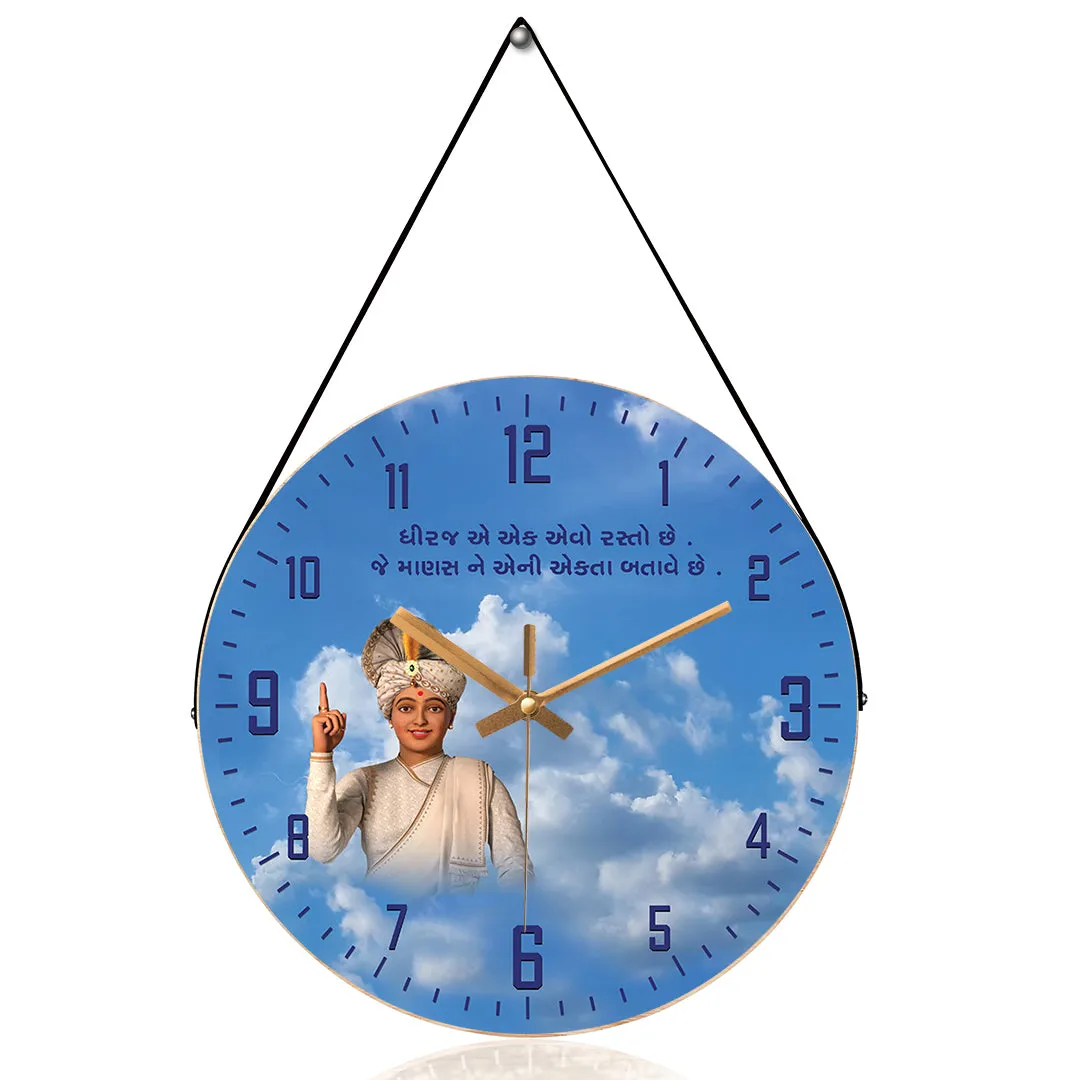 Attractive swaminarayan wall clock