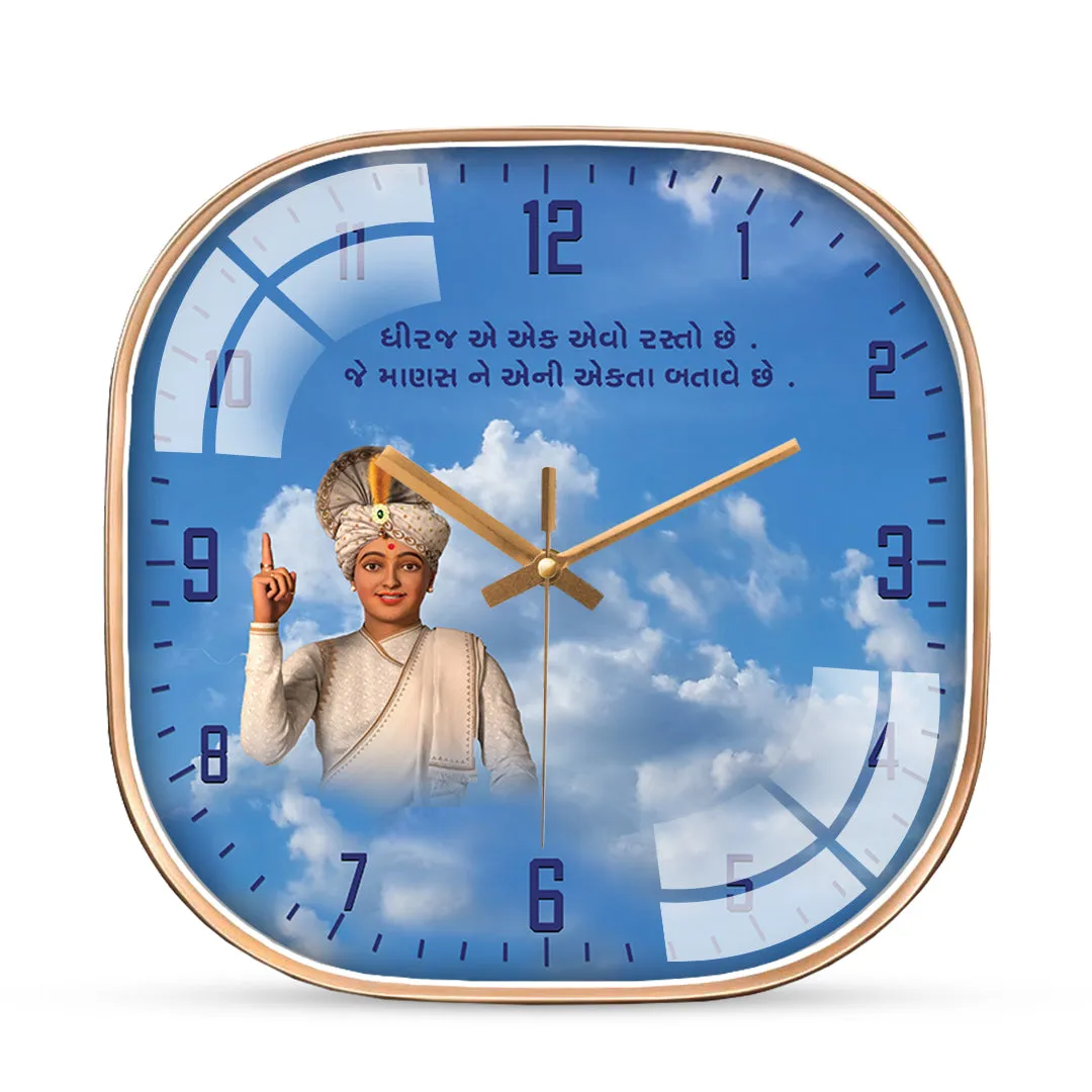 Attractive swaminarayan wall clock