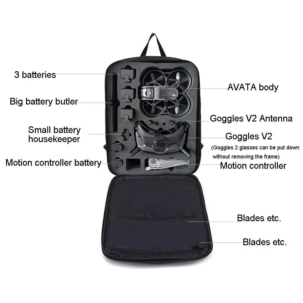 Avata Backpack Shoulder Bag for Dji - Compact Storage Solution