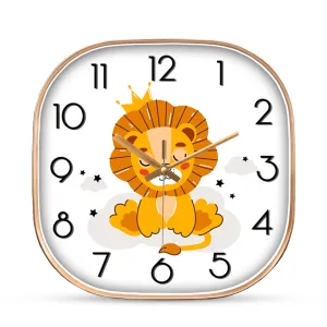 Baby lion wall clock