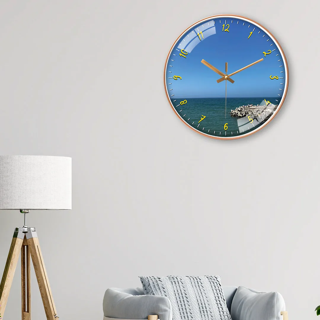 Beach dwarka wall clock