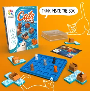 Cats & Boxes Puzzle Game