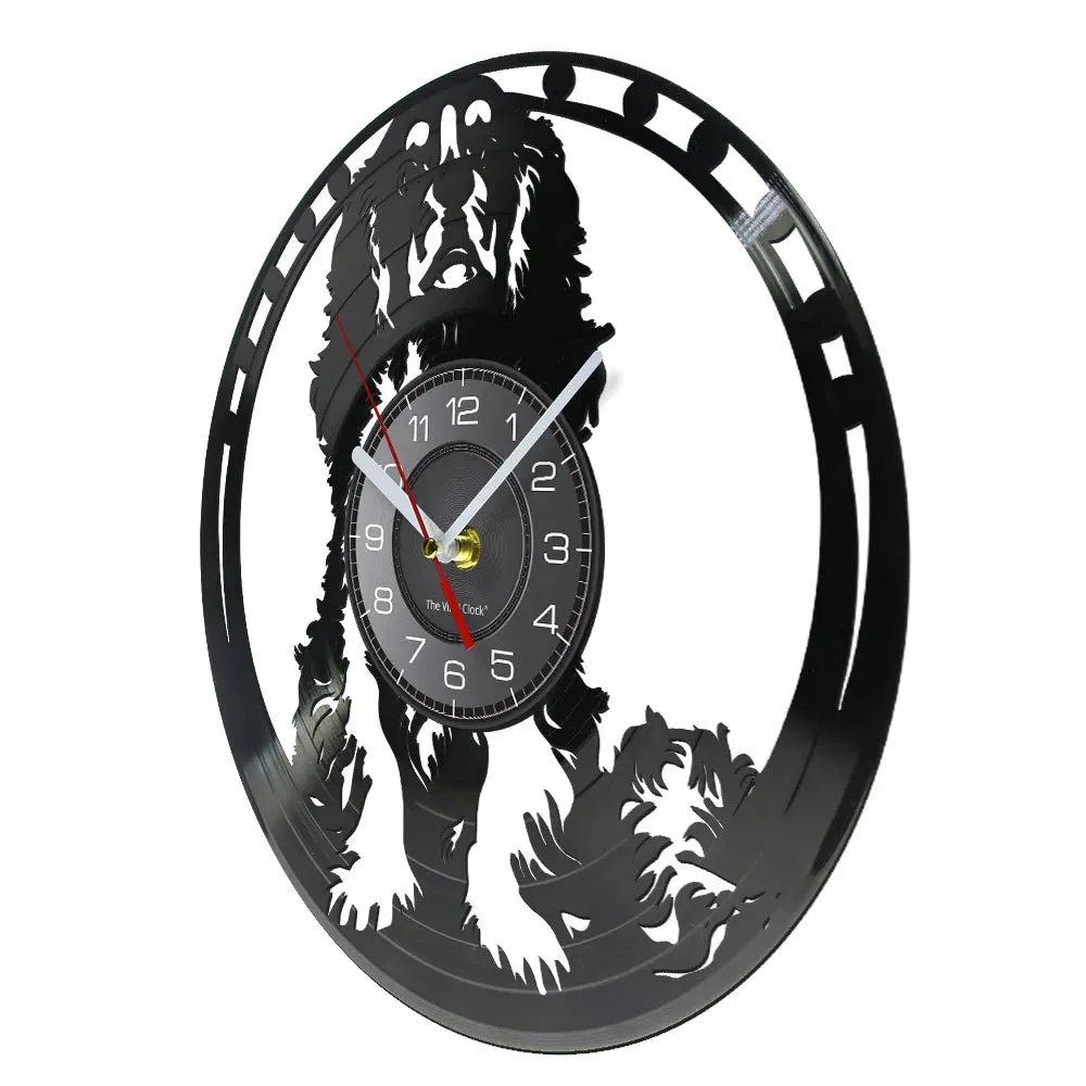 Charming Cavalier King Charles Spaniel Vinyl Clock