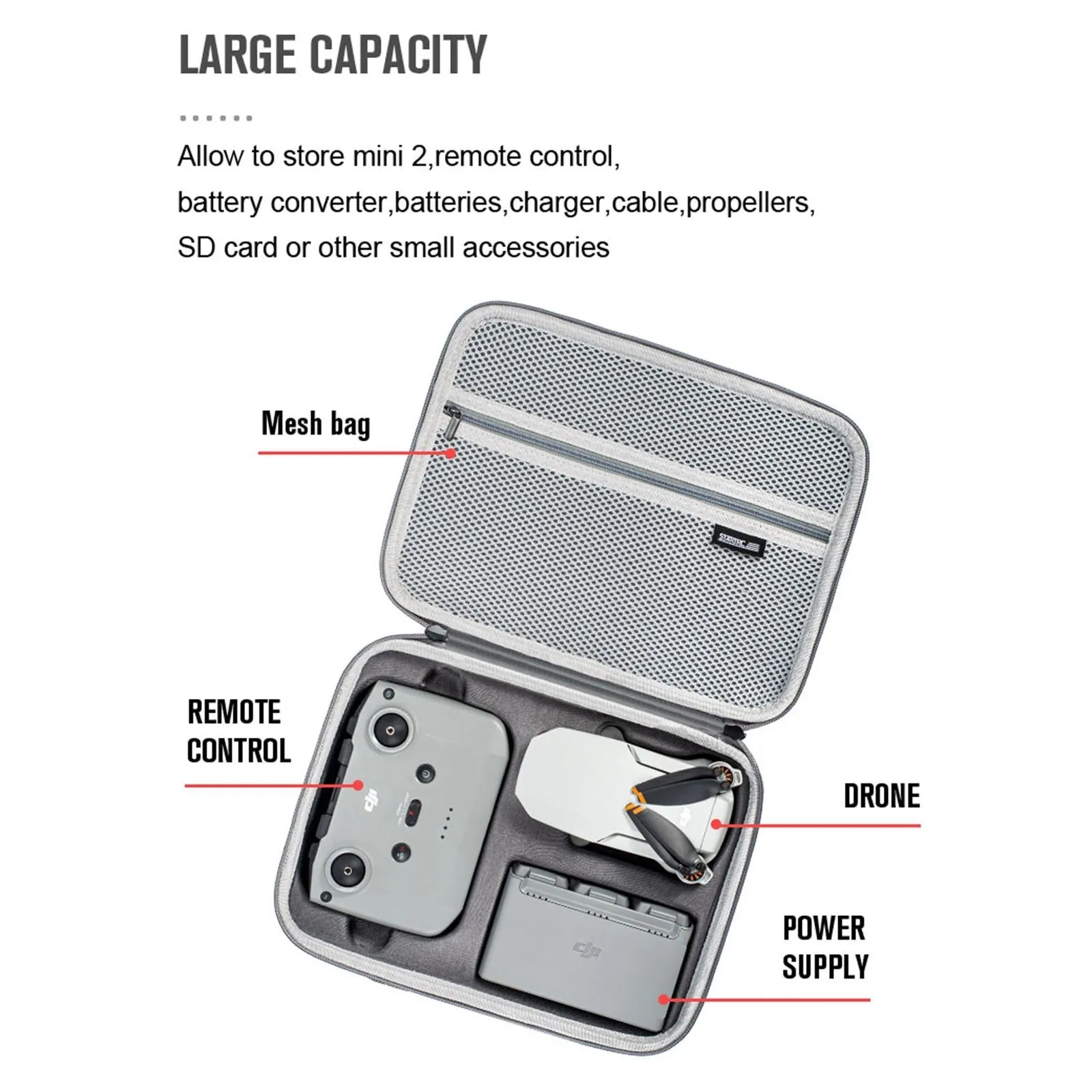 Drone Messenger Bag for Storage - Compact and Stylish