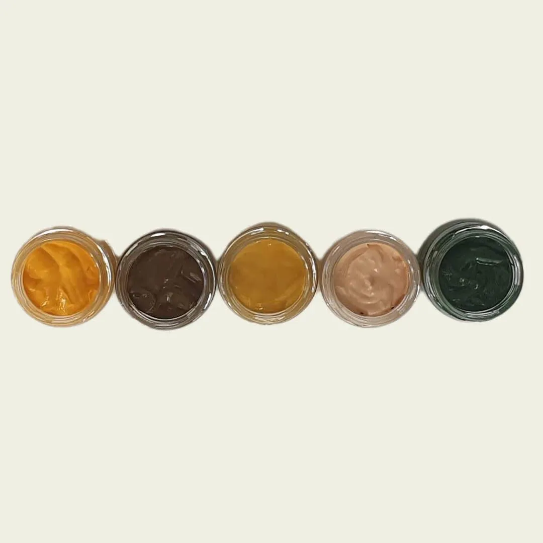 Earth tones acrylic paint set (5 colours)