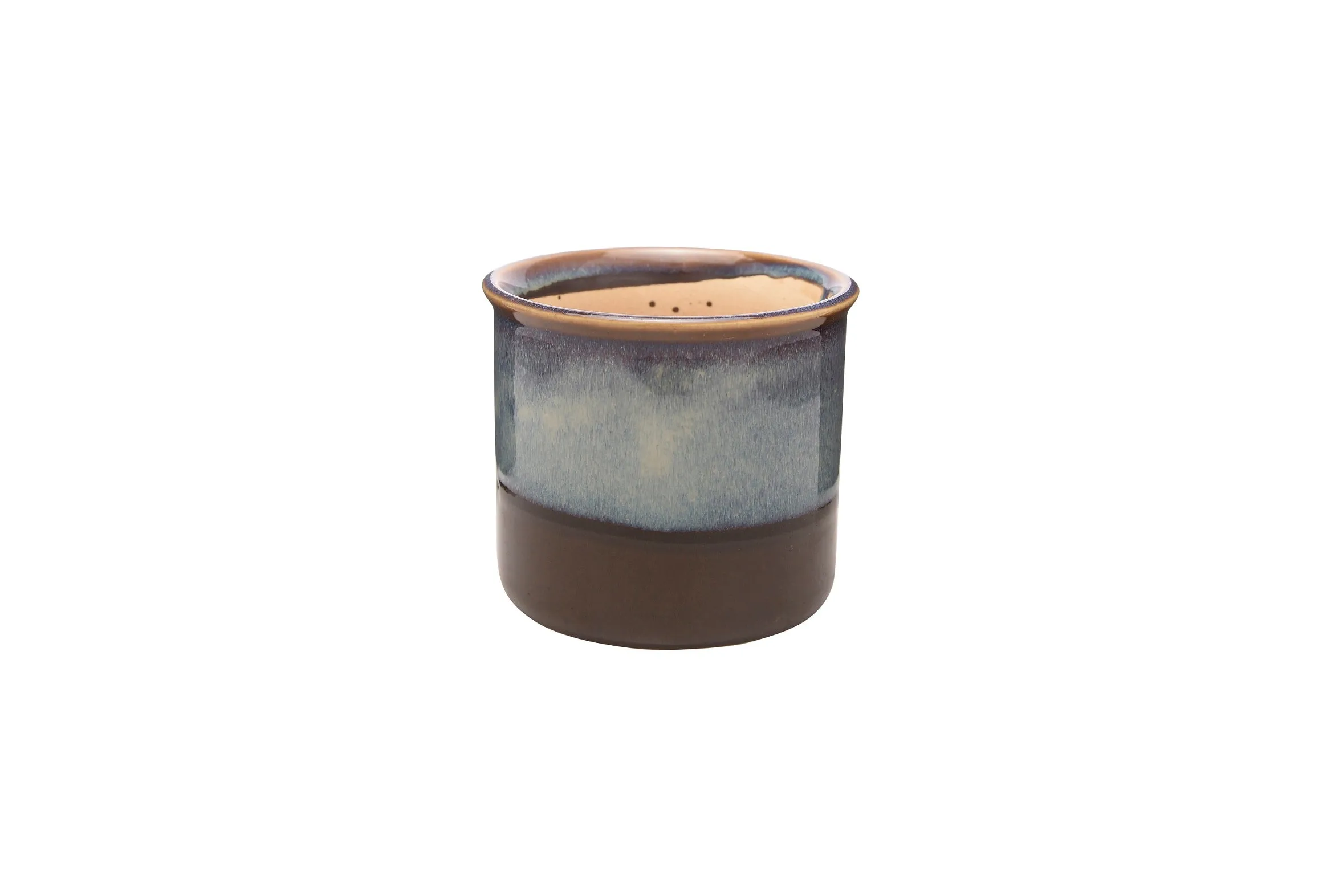 Exotic Green Handglazed Ceramic Studio Pottery (Planter/Pot/Gamla) Without Plant for Home Decor