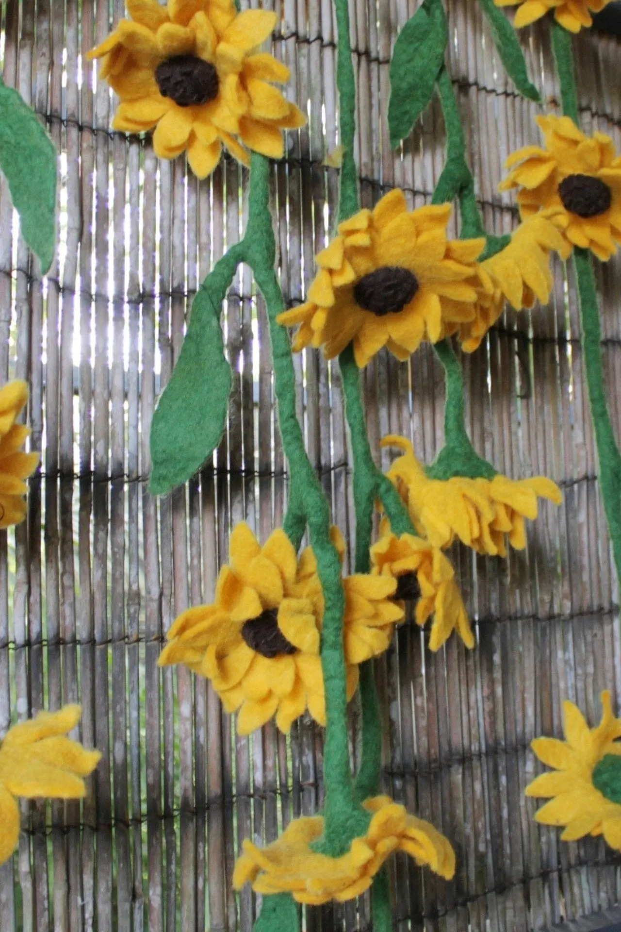 Felt Sunflower Garland