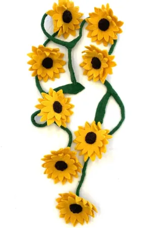 Felt Sunflower Garland
