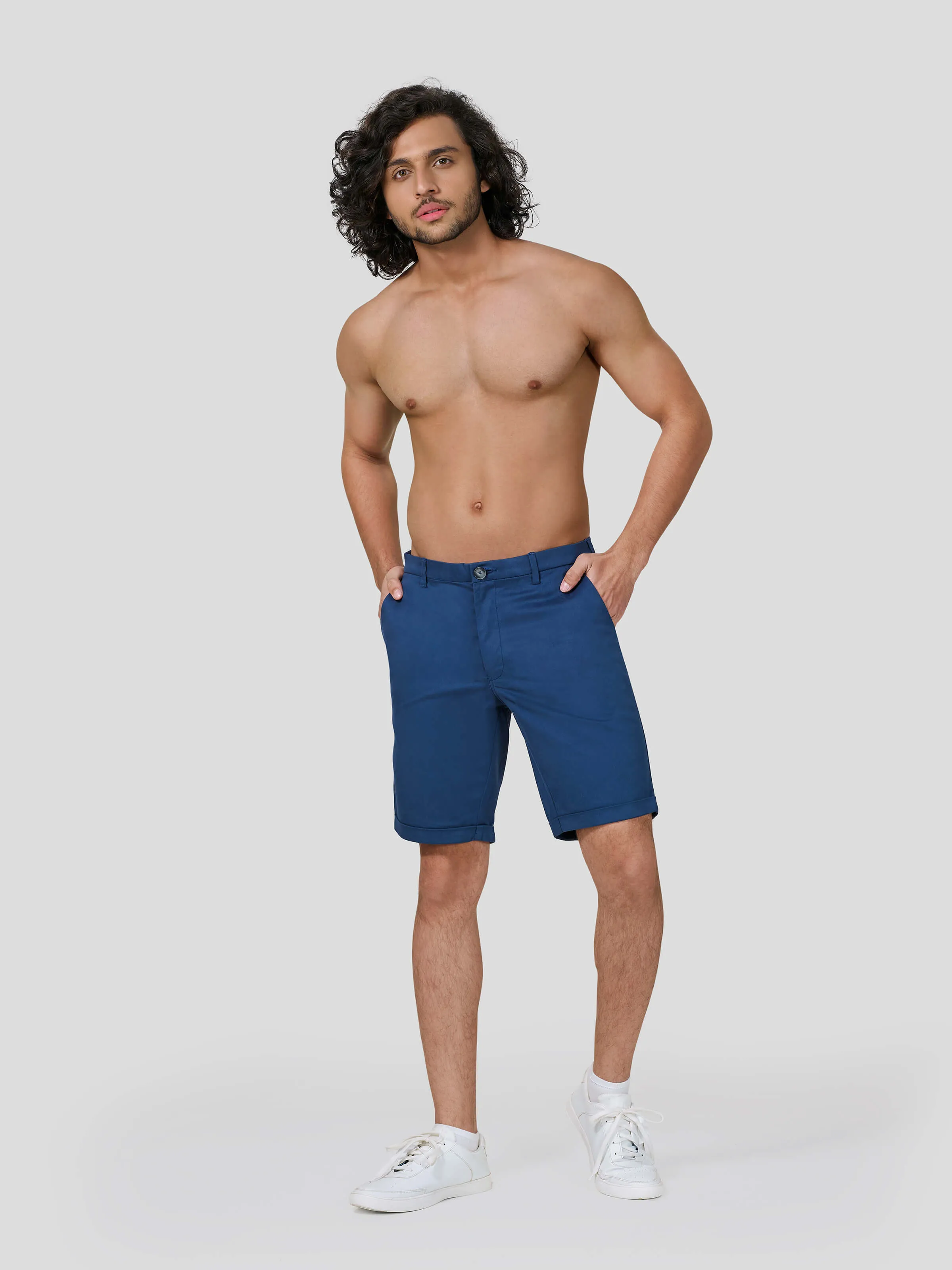Funky Theme Cross Pocket Shorts