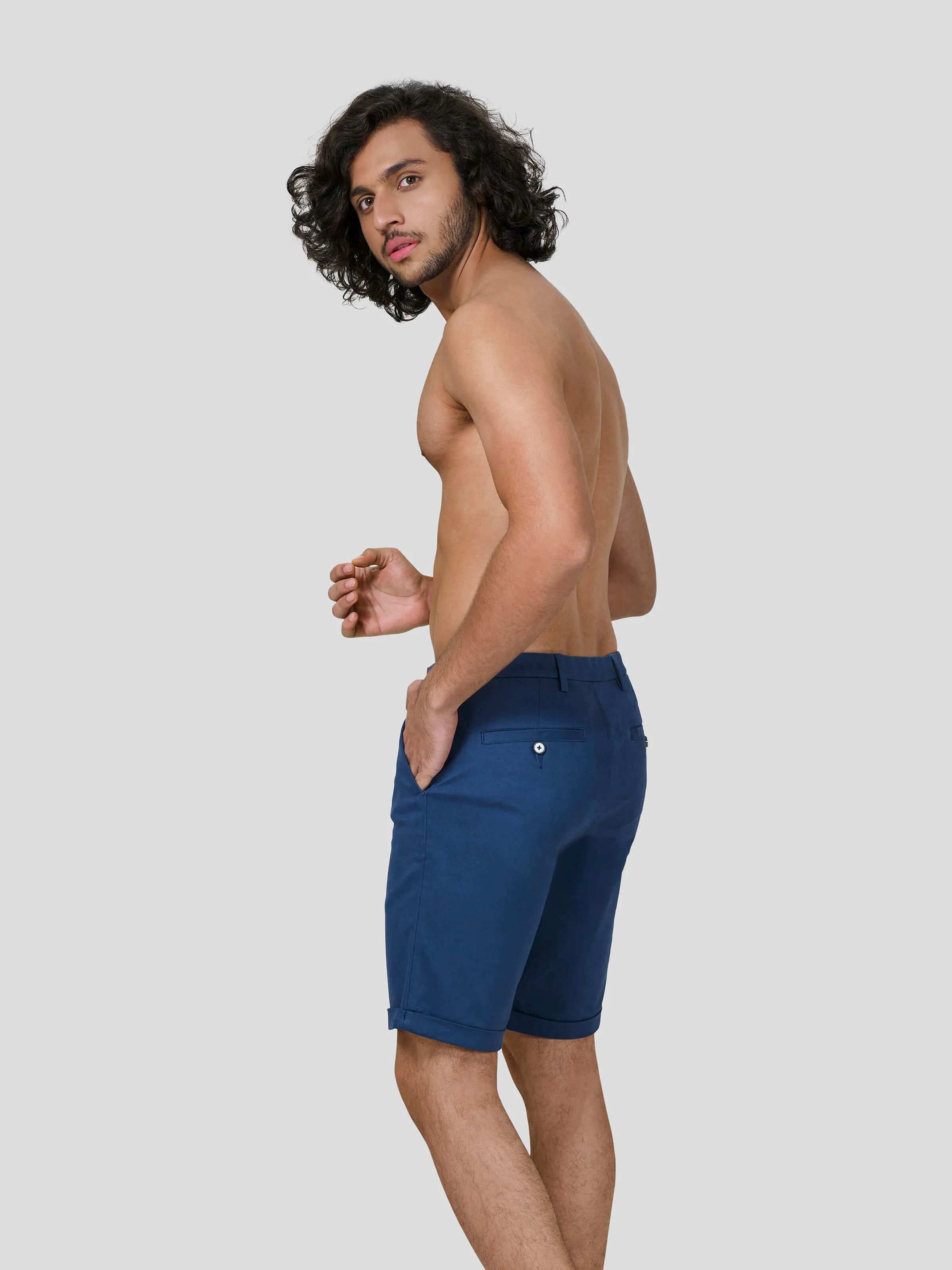 Funky Theme Cross Pocket Shorts