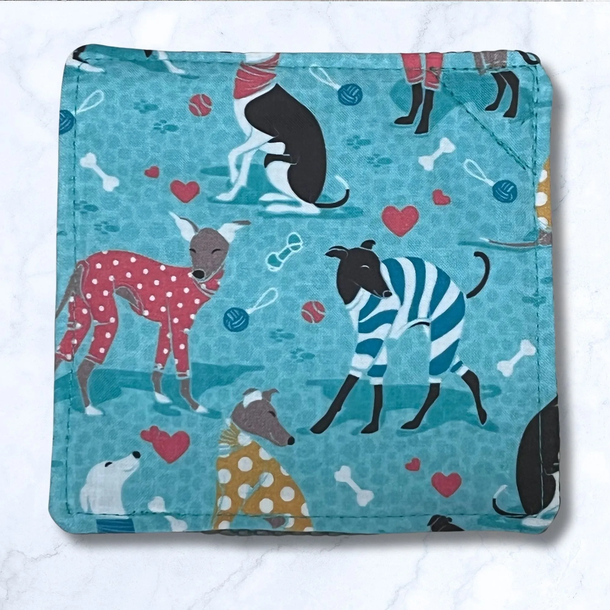 Greyhounds in Jammies Aqua Jar Gripz Jar Opener