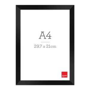 Heritage Hangings - A4 Size Acrylic Glass Photo Frame (8x12 Inch, Black) for Wall Decoration and Personal Memories