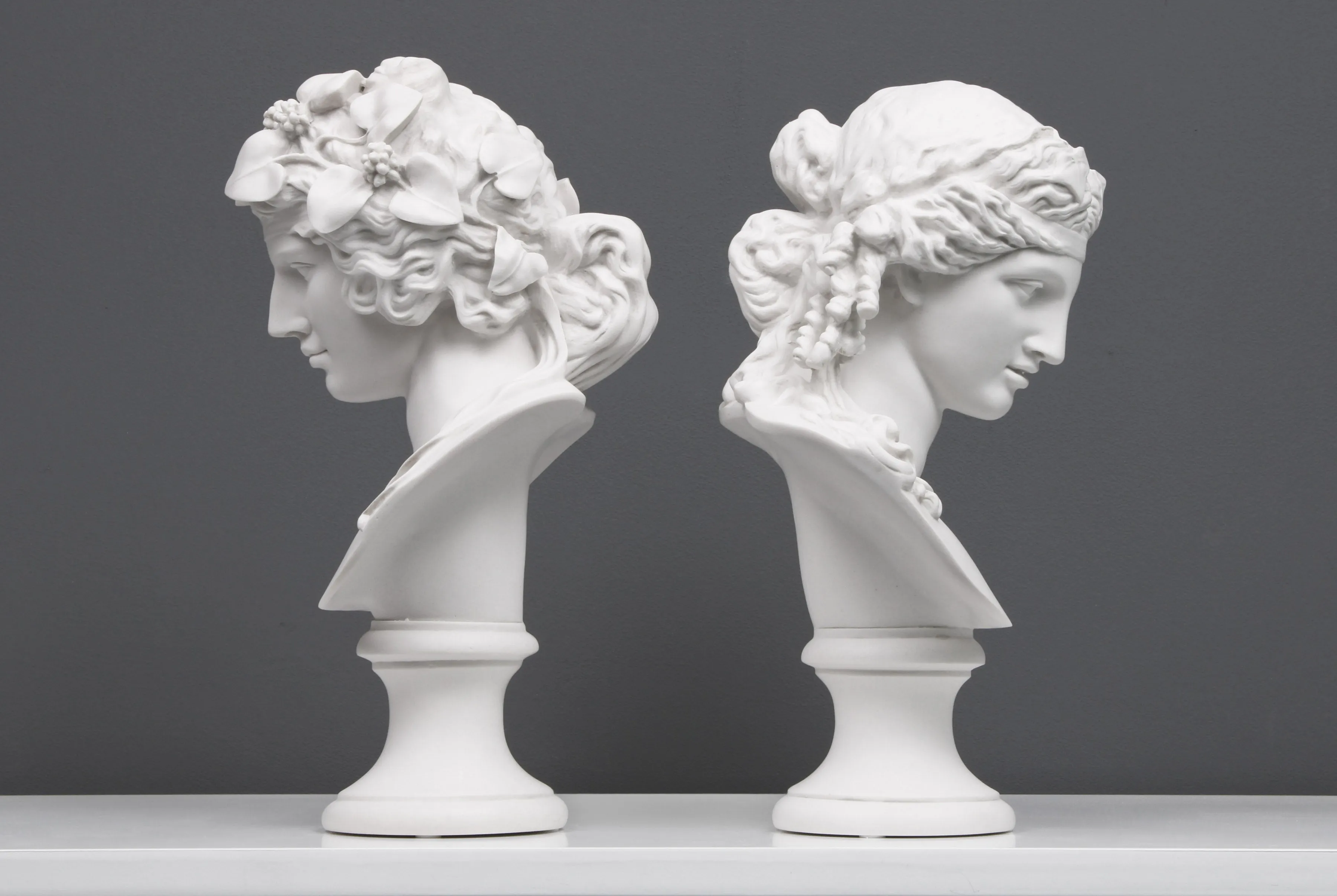 Lansdowne Antinous & Ariadne Bust Sculptures