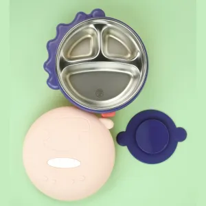 Little Surprise Box, 3d Pink Munch Monster Stainless Steel Kids Lunch Box