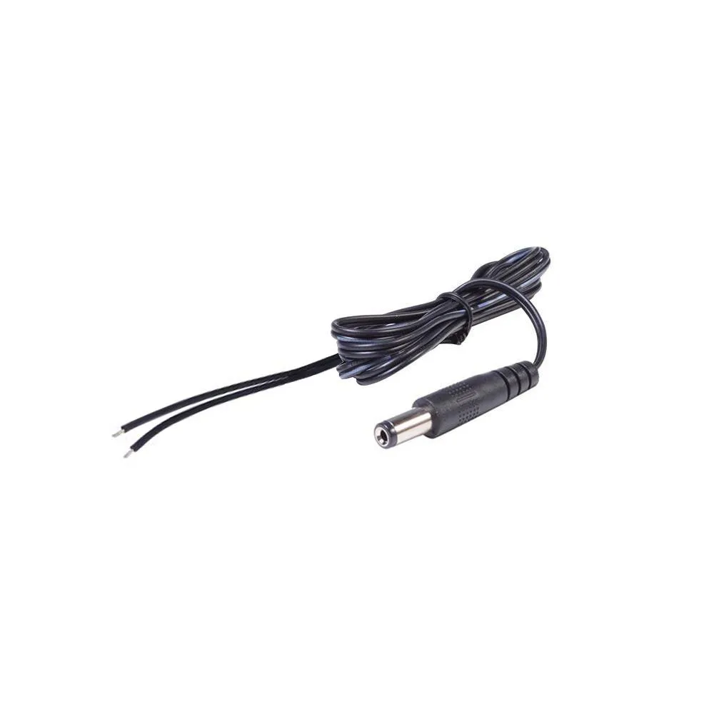Male DC Hardwire Power Cable - 8 ft
