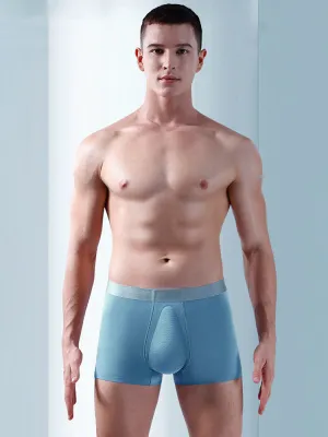 Men's Seamless Trunks with Organic Latex Support Cup