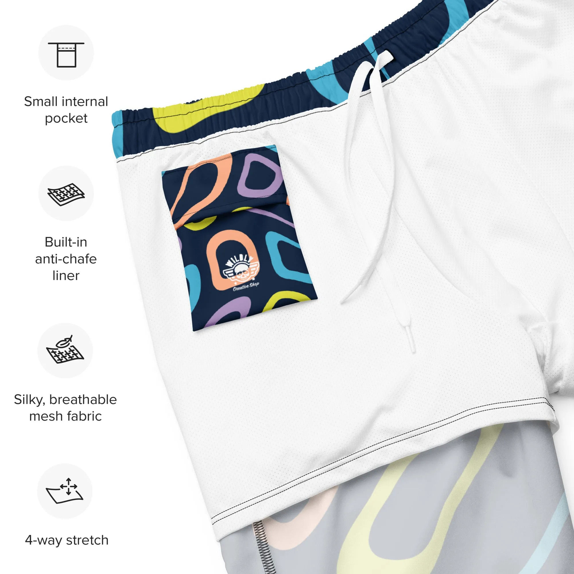 Mod Shapes Men's swim trunks