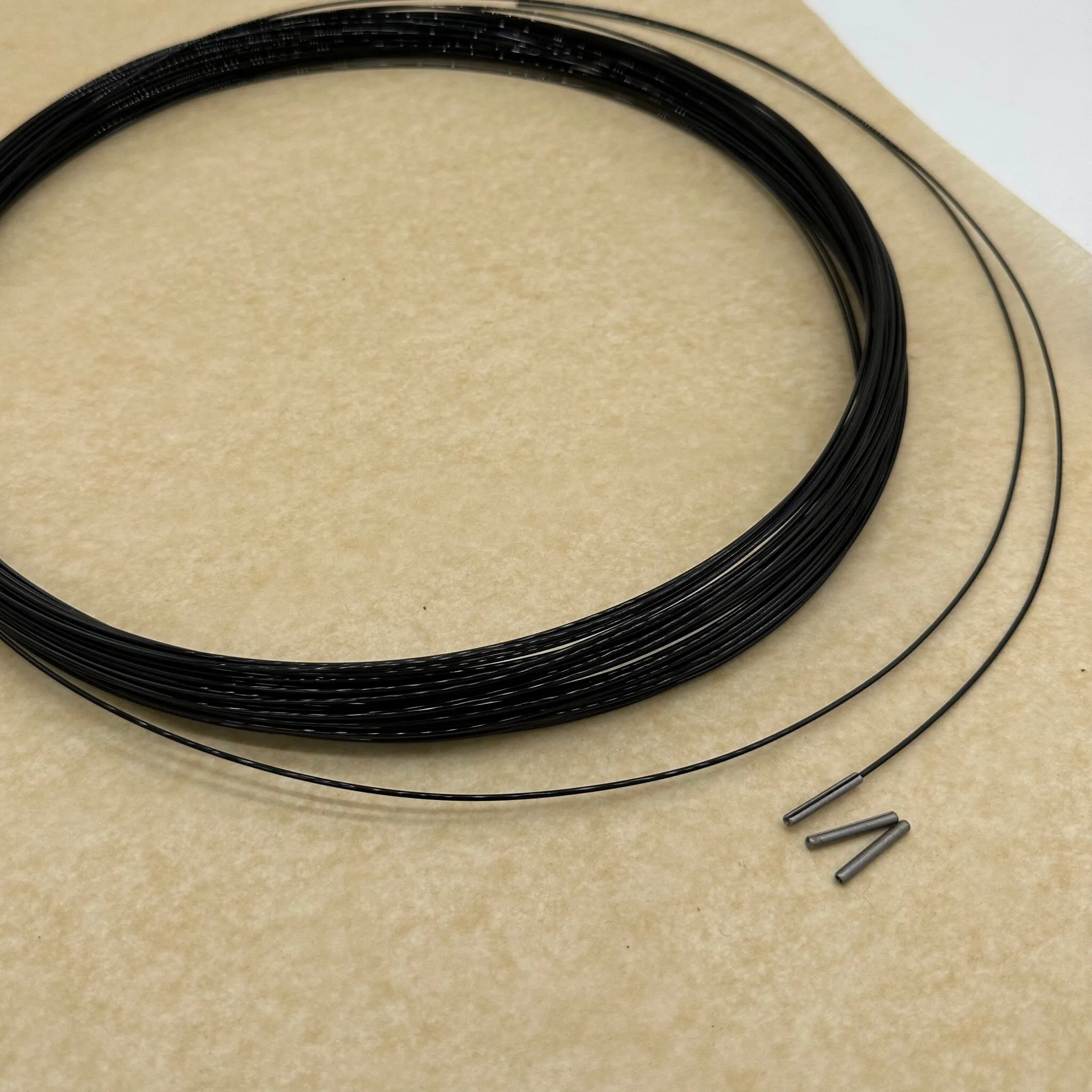 Set of 3 m Hat Brim Wire & 3 Connectors for Millinery