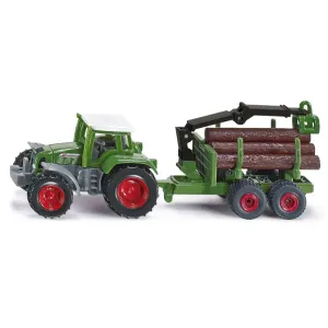 Siku Tractor with Forestry Trailer
