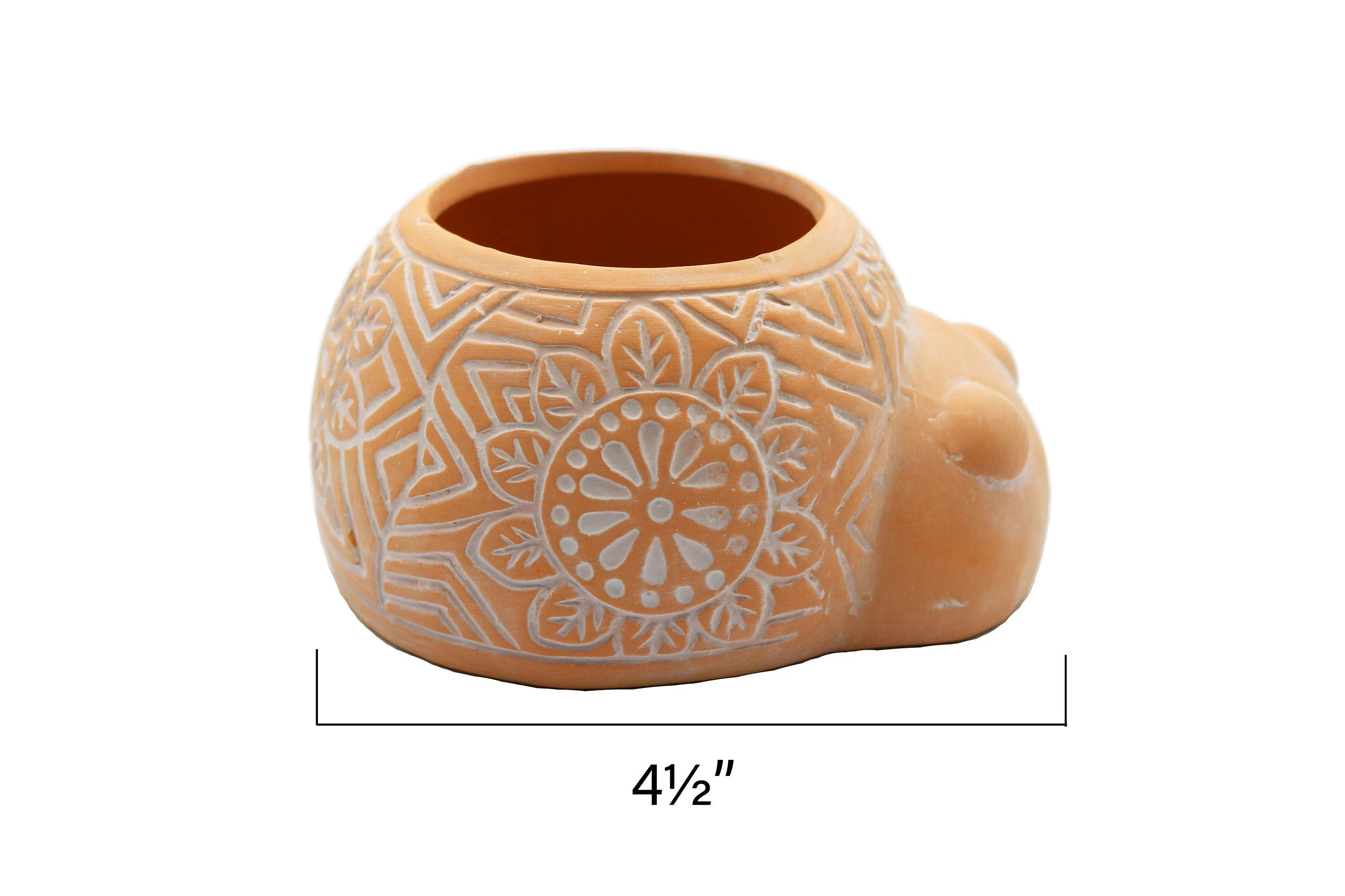 Terracotta Animal Succulent Planter, Turtle Ladybug Pots Home Decor, 2-pack Smaller Planter Set