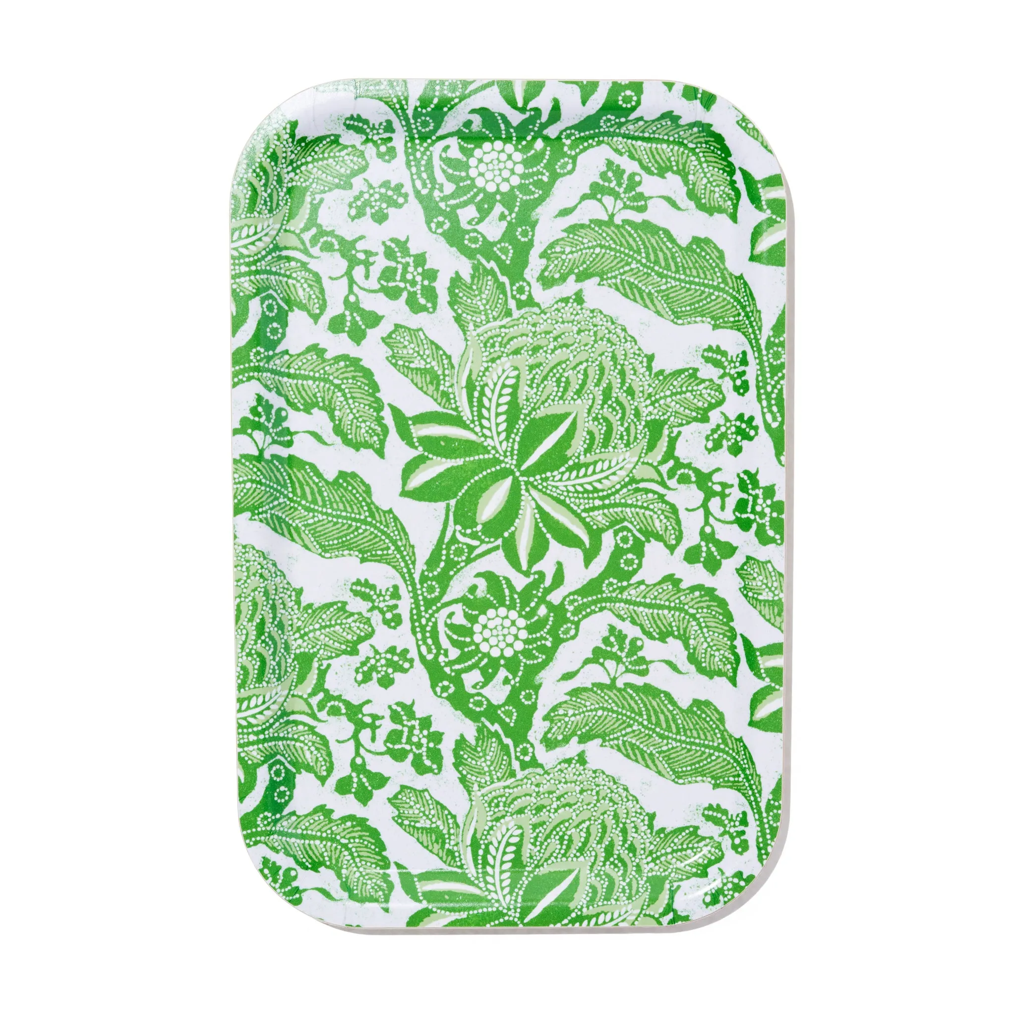 Waratah Green Small Rectangle Tray