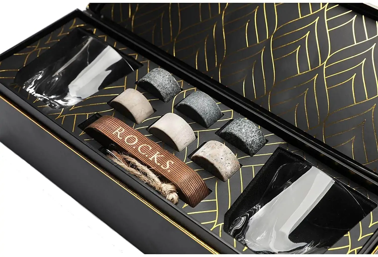 Whiskey Stones & Twist Glass Edition