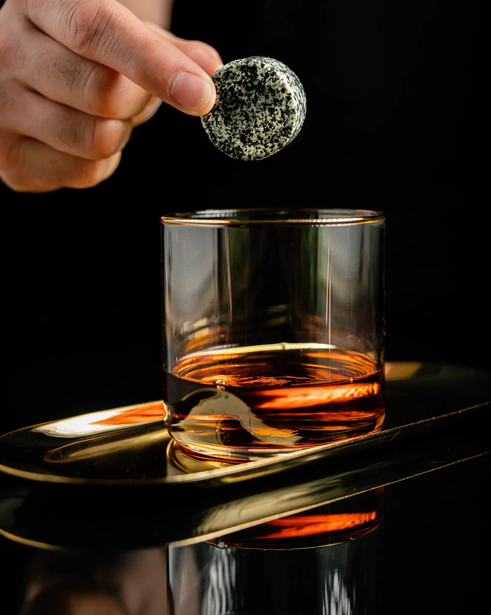 Whiskey Stones & Twist Glass Edition